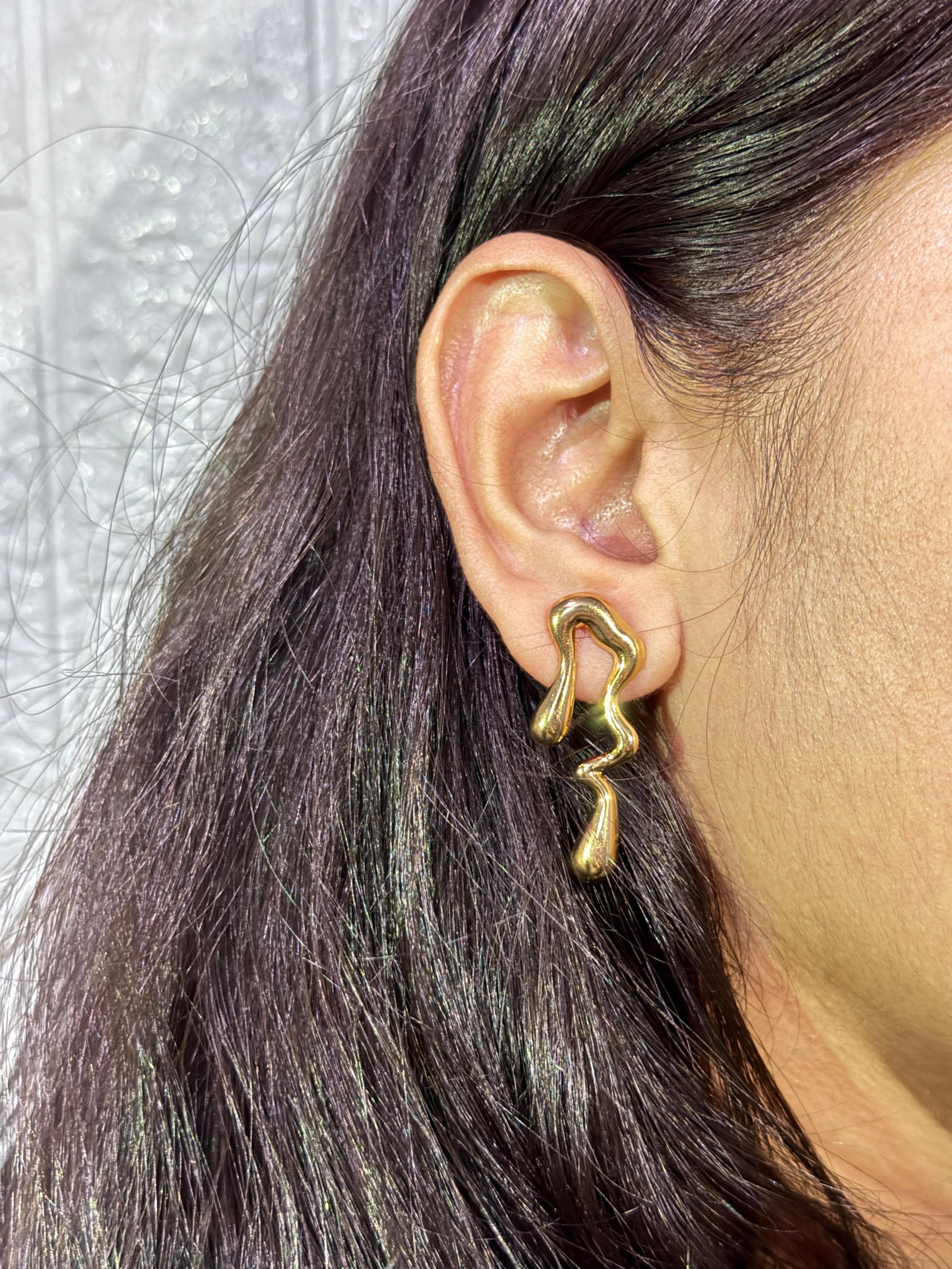 Anti Tarnish Quirky Drop Earrings
